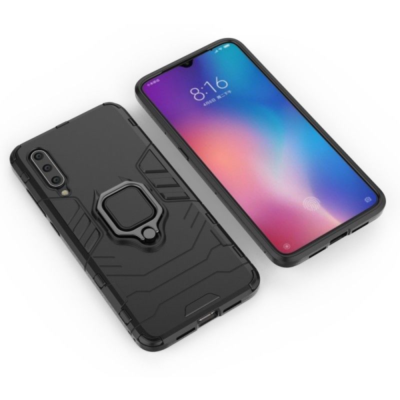 Deksel Xiaomi Mi 9 Svart Motstandsdyktig Ring