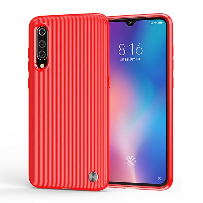 Deksel Xiaomi Mi 9 Svart Strukturert Silikon