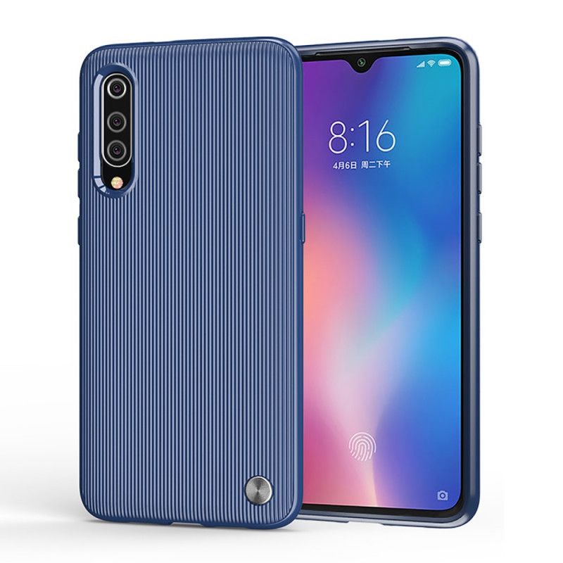 Deksel Xiaomi Mi 9 Svart Strukturert Silikon