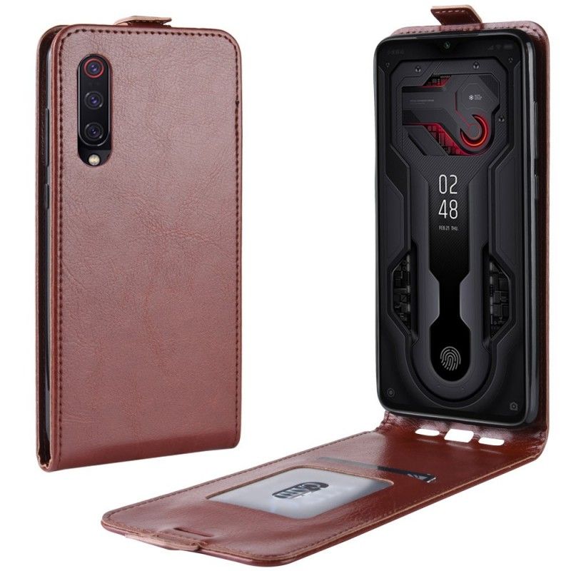 Folio Deksel Xiaomi Mi 9 Svart Retrofolding