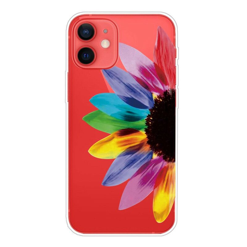 Deksel iPhone 13 Mini Fargerik Blomst Beskyttelse Deksel