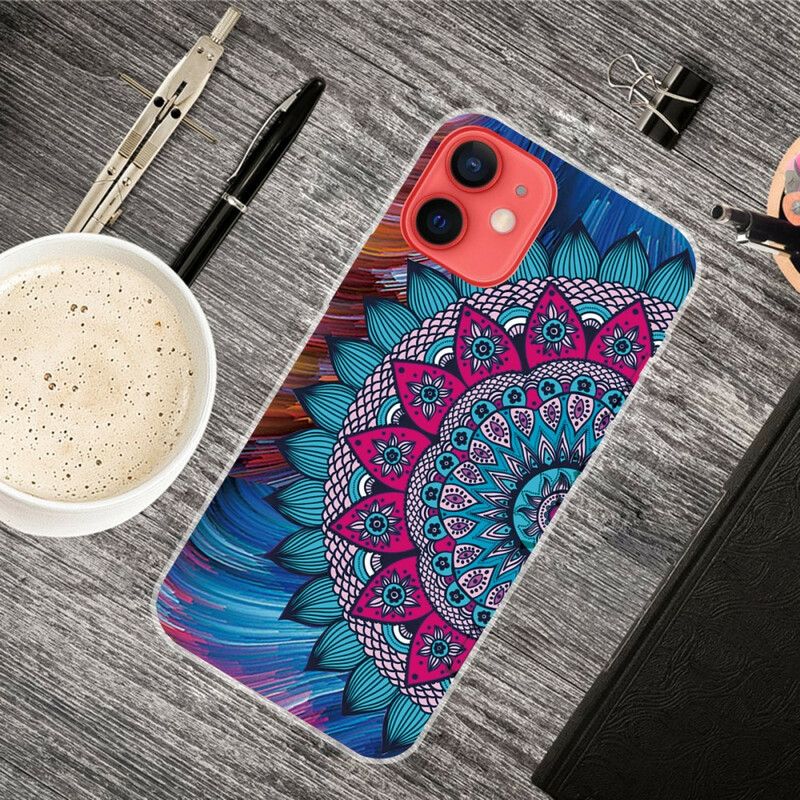 Deksel iPhone 13 Mini Fargerik Mandala Beskyttelse Deksel