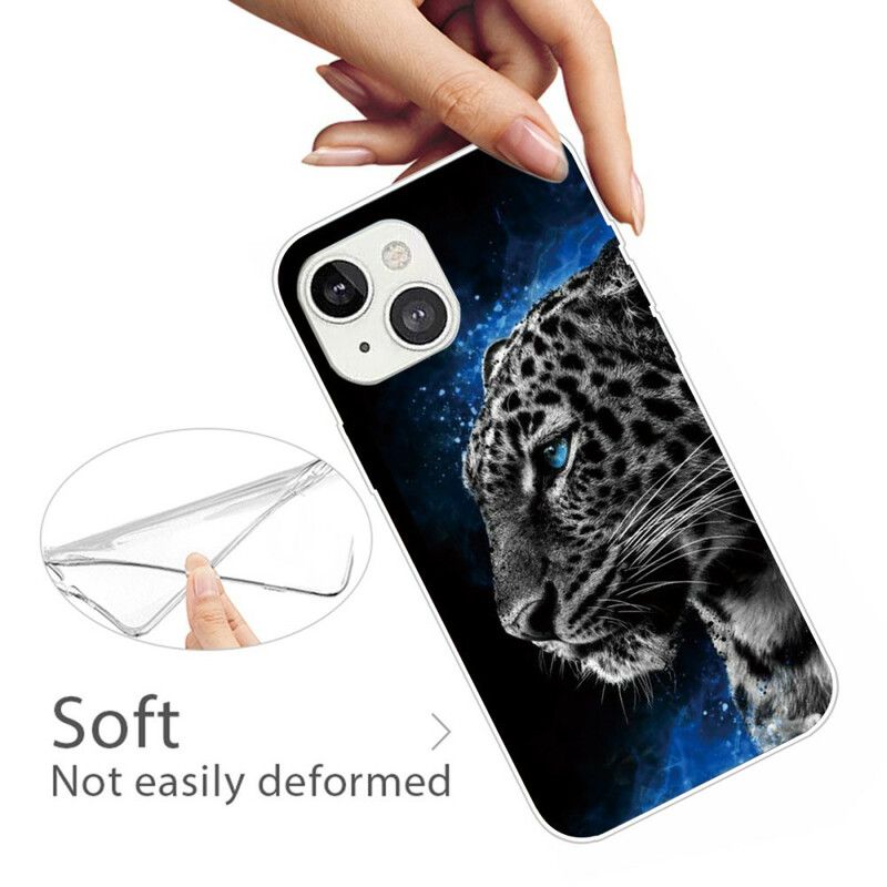 Deksel iPhone 13 Mini Feline Face Beskyttelse Deksel