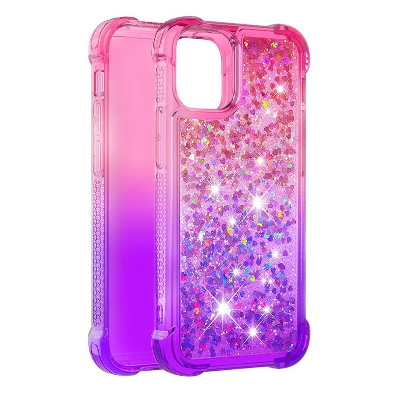 Deksel iPhone 13 Mini Glitterfarger Beskyttelse Deksel