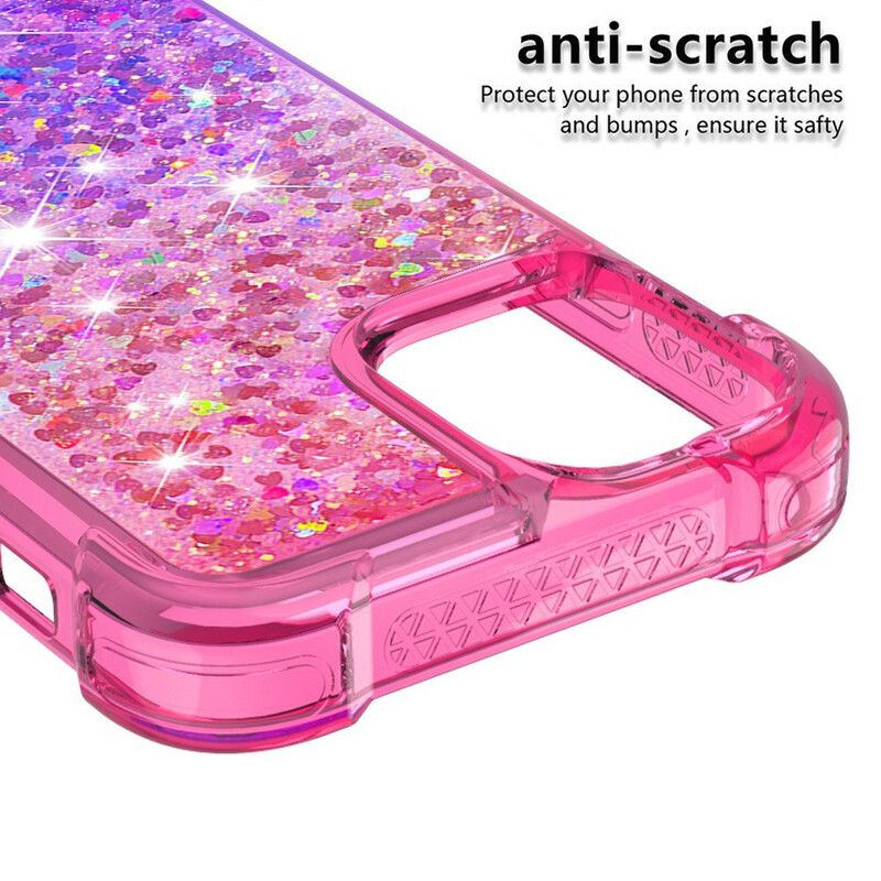 Deksel iPhone 13 Mini Glitterfarger Beskyttelse Deksel