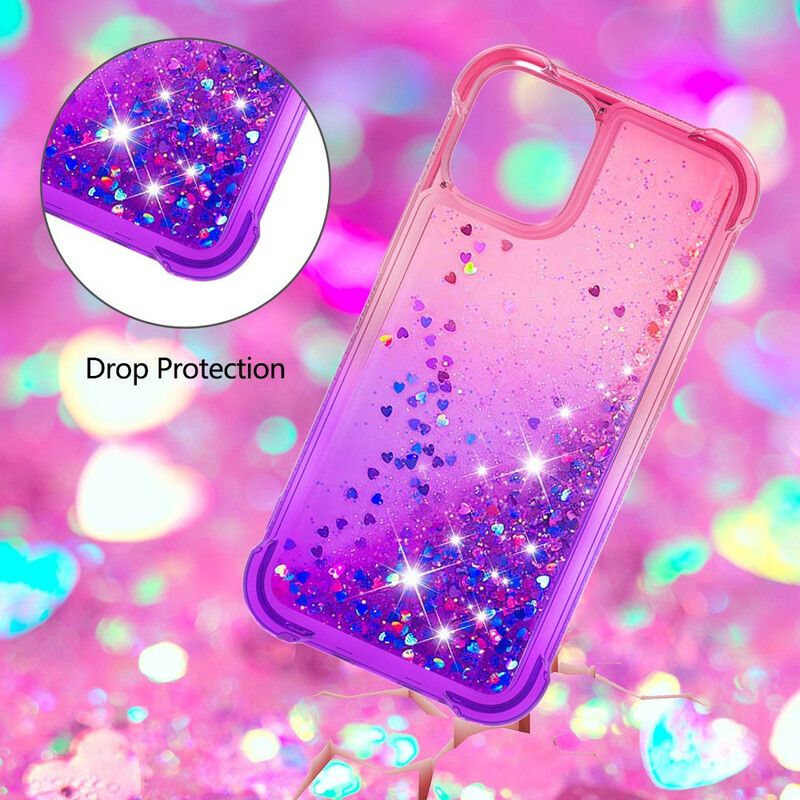 Deksel iPhone 13 Mini Glitterfarger Beskyttelse Deksel