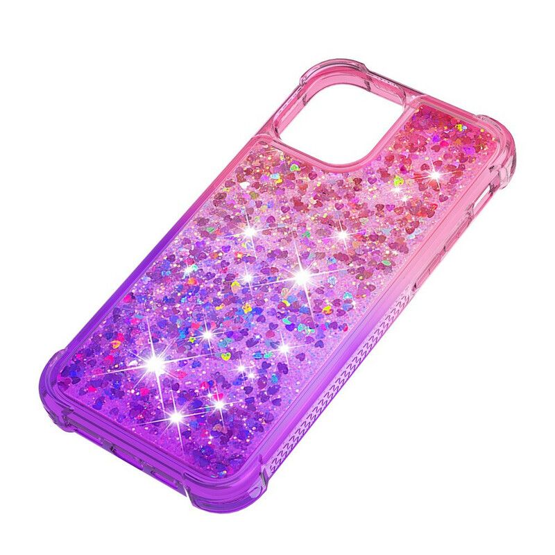 Deksel iPhone 13 Mini Glitterfarger Beskyttelse Deksel