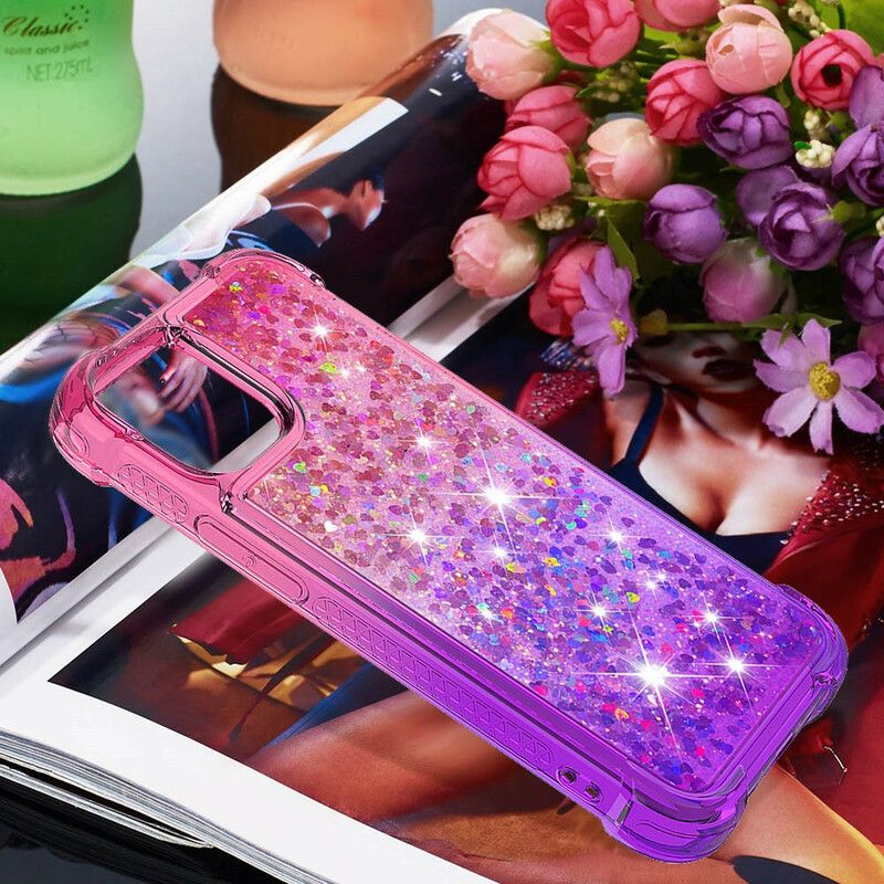 Deksel iPhone 13 Mini Glitterfarger Beskyttelse Deksel