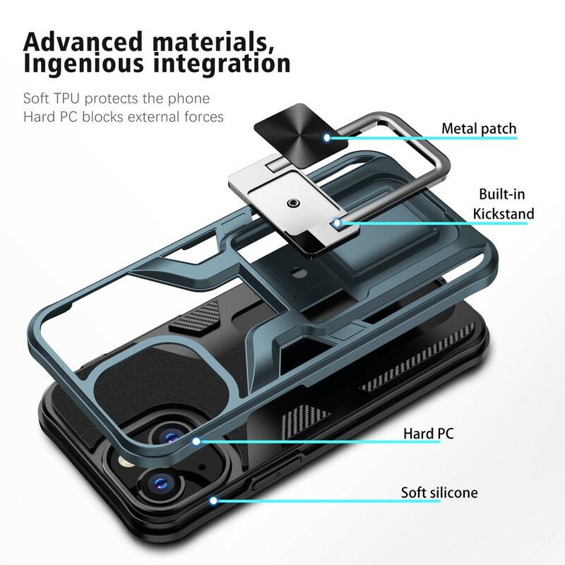 Deksel iPhone 13 Mini Mobildeksel Ringstøtte