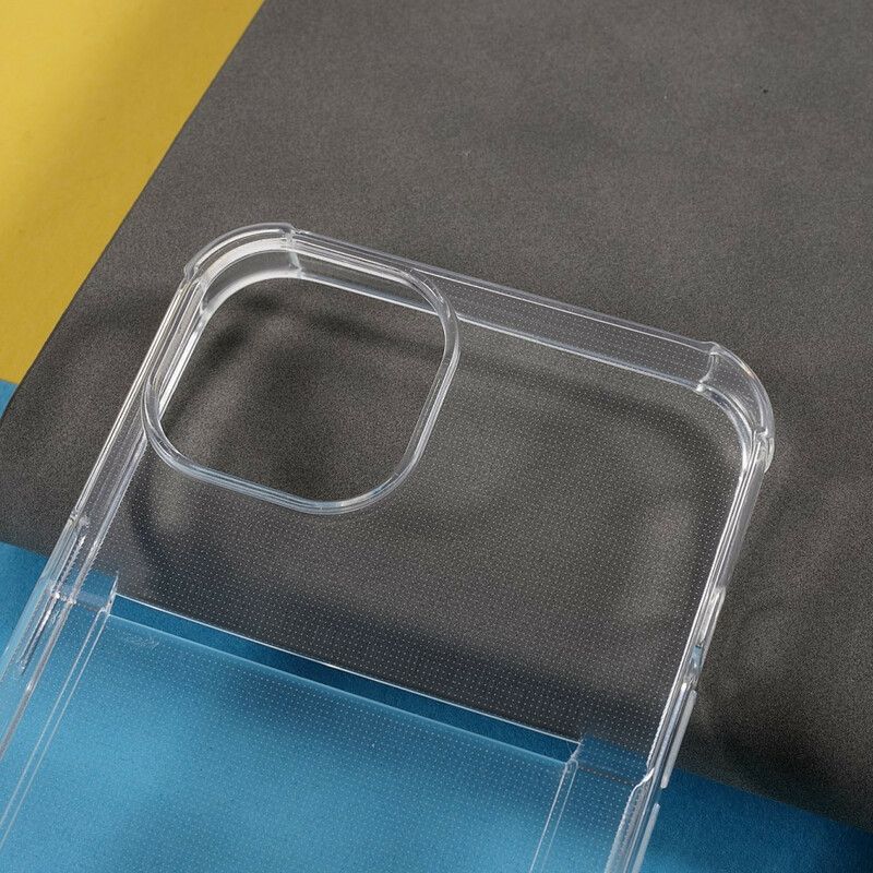 Deksel Til iPhone 13 Mini Transparent Fargekortholder