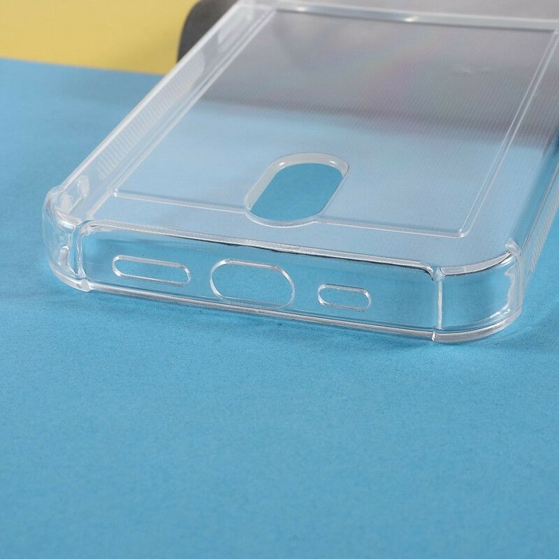 Deksel Til iPhone 13 Mini Transparent Fargekortholder