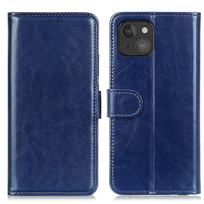 Folio Deksel iPhone 13 Mini Faux Leather Finesse