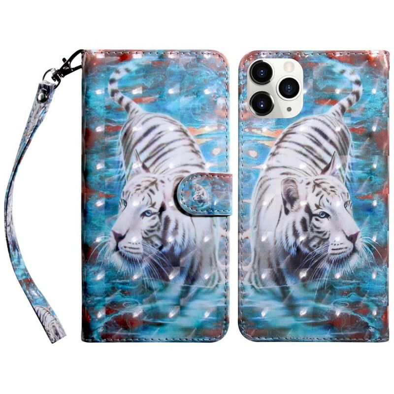 Folio Deksel iPhone 13 Mini Light Spot Lucien The Tiger