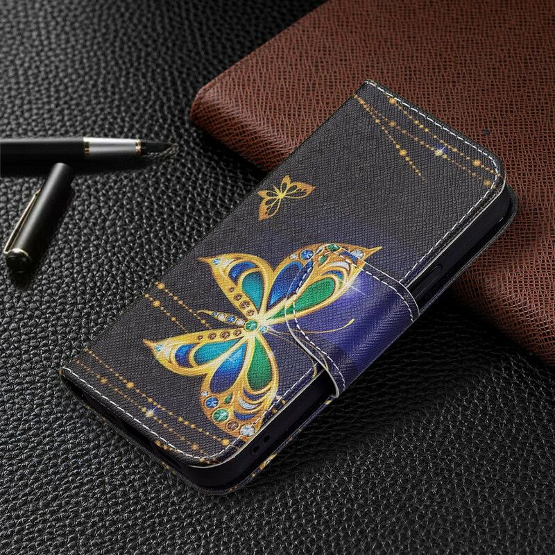 Folio Deksel iPhone 13 Mini Magic Butterfly Beskyttelse Deksel