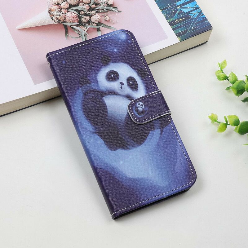 Folio Deksel iPhone 13 Mini Panda Space Beskyttelse Deksel