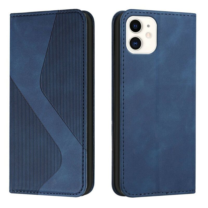 Folio Deksel iPhone 13 Mini Style Leather S-design Beskyttelse Deksel