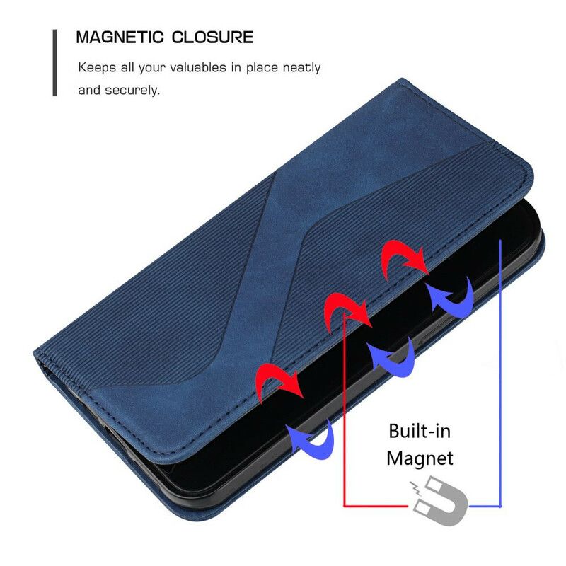 Folio Deksel iPhone 13 Mini Style Leather S-design Beskyttelse Deksel