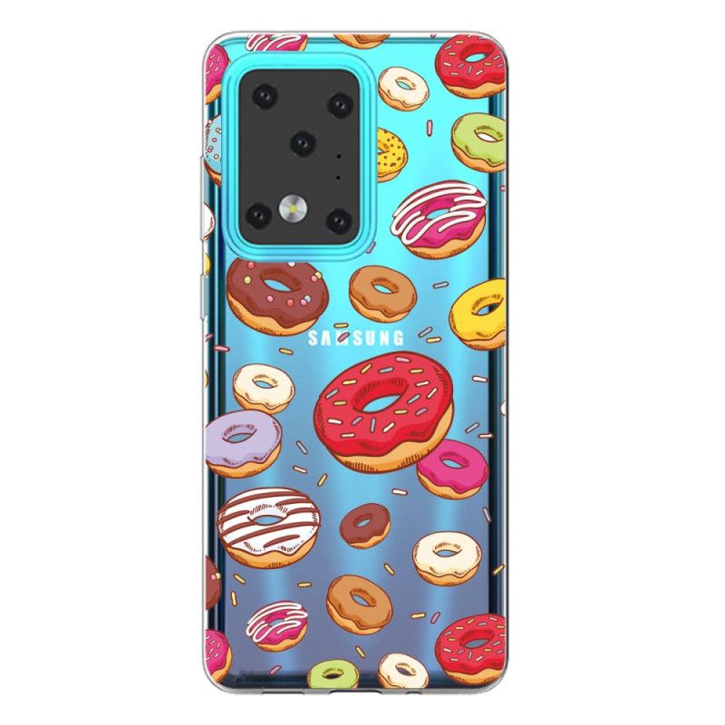 Deksel for Samsung Galaxy S20 Ultra Kjærlighetsdoughnuts