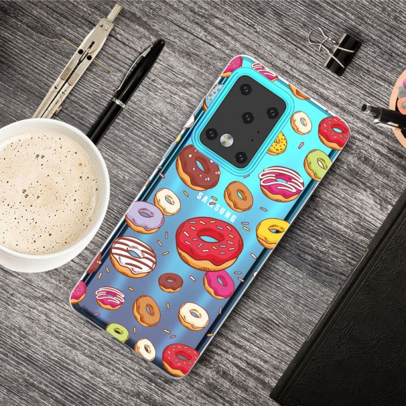 Deksel for Samsung Galaxy S20 Ultra Kjærlighetsdoughnuts