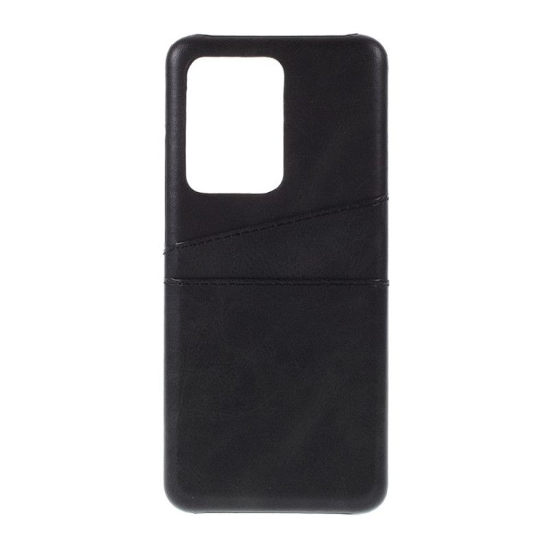 Deksel for Samsung Galaxy S20 Ultra Svart Dobbel Kortholder