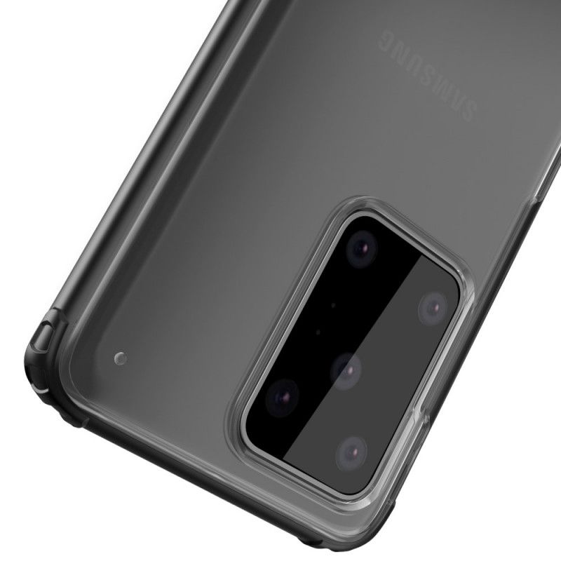 Deksel Samsung Galaxy S20 Ultra Svart Mobildeksel Vev Med Fargede Kanter