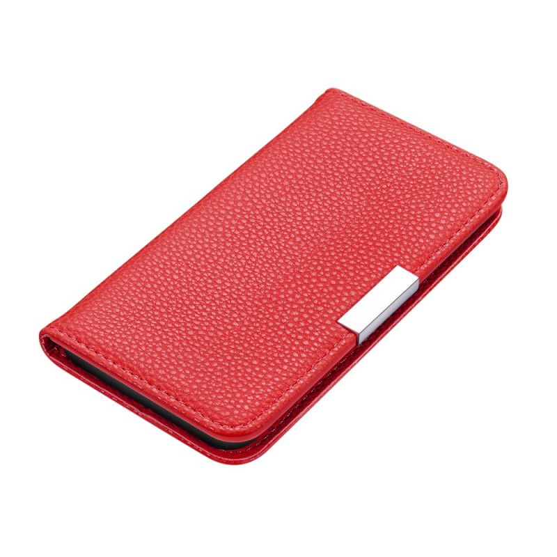 Folio Deksel for Samsung Galaxy S20 Ultra Svart Ultra Elegant Lychee Imitert Skinn