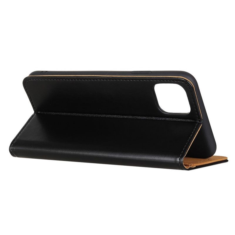 Folio Deksel for Samsung Galaxy S20 Ultra Svart Trefarget Skinneffekt