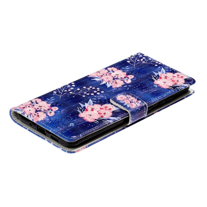 Folio Deksel Samsung Galaxy S20 Ultra Lys Flekkblomster