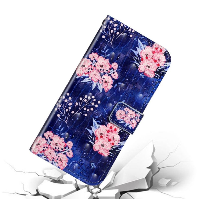 Folio Deksel Samsung Galaxy S20 Ultra Lys Flekkblomster