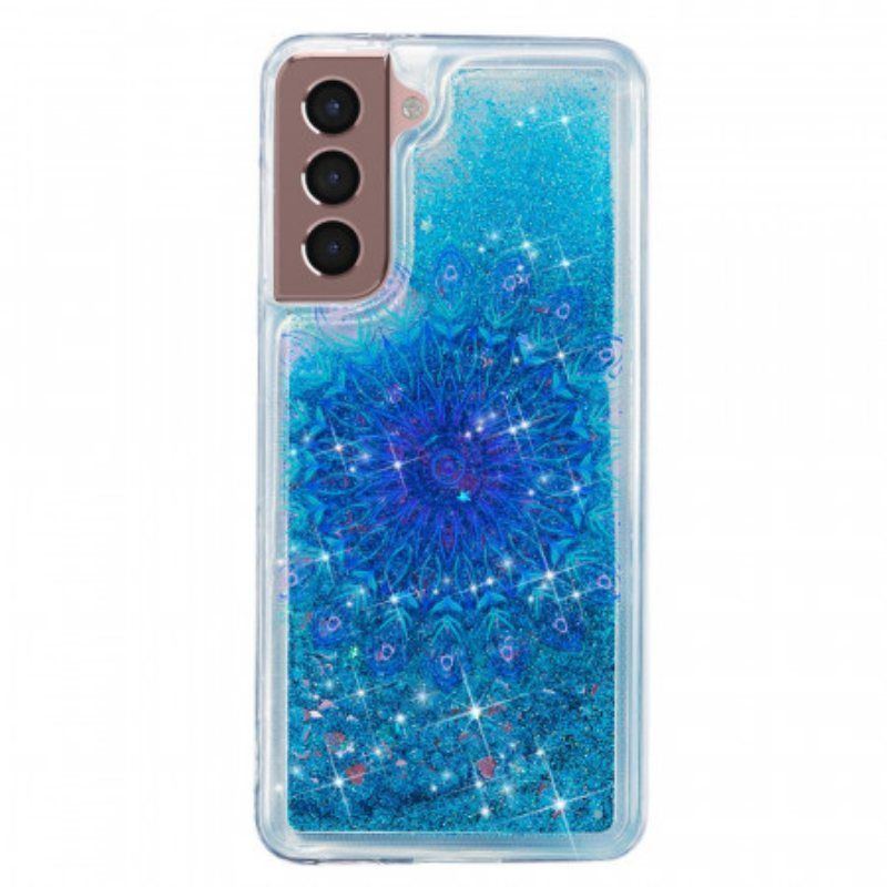 Deksel Til Samsung Galaxy S22 5G Glitter Mandala