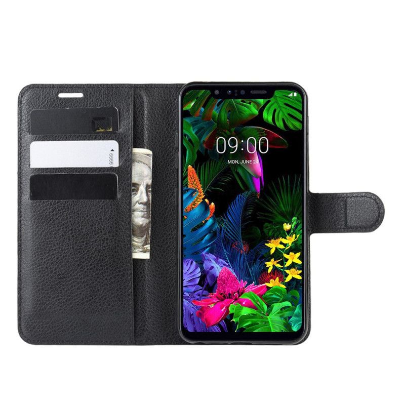 Folio Deksel ThinQ LG G8S ThinQ Svart Klassisk Anti-fall