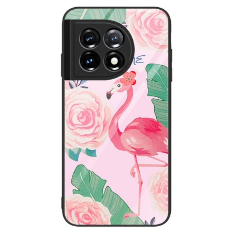 Deksel Til OnePlus 11 5G Flamingo Herdet Glass