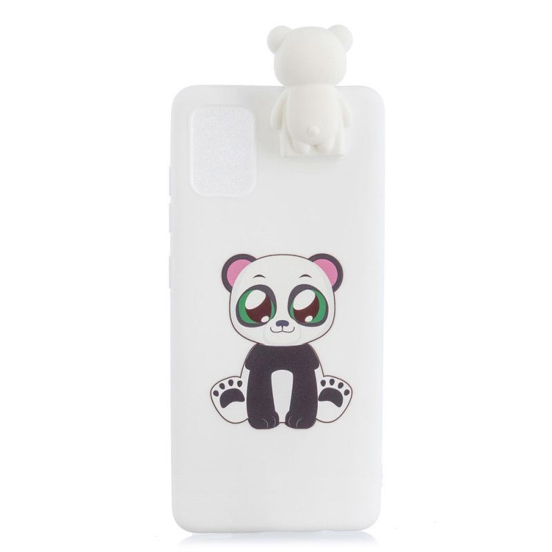 Deksel Samsung Galaxy A71 Mobildeksel 3D Panda Håndfri Støtte