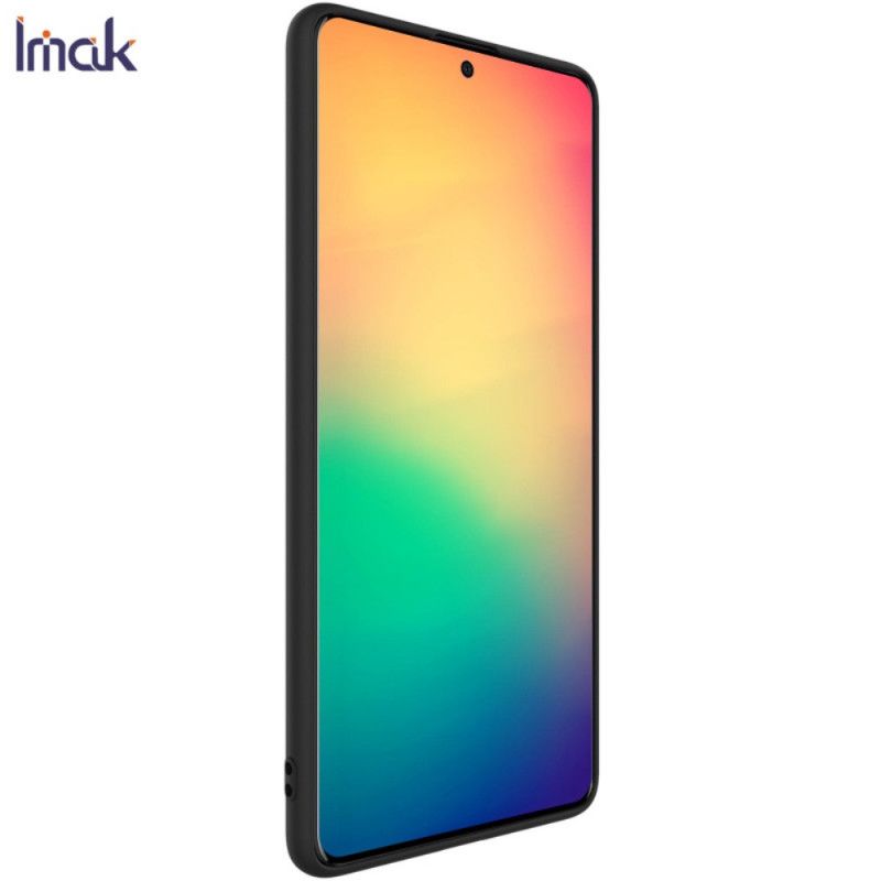 Deksel Samsung Galaxy A71 Svart Mobildeksel Uc-1-Serien Silikonmatte Imak