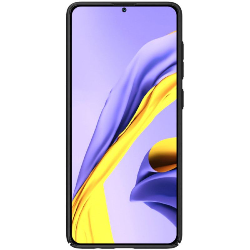 Deksel Samsung Galaxy A71 Svart Stiv Frostet Nillkin