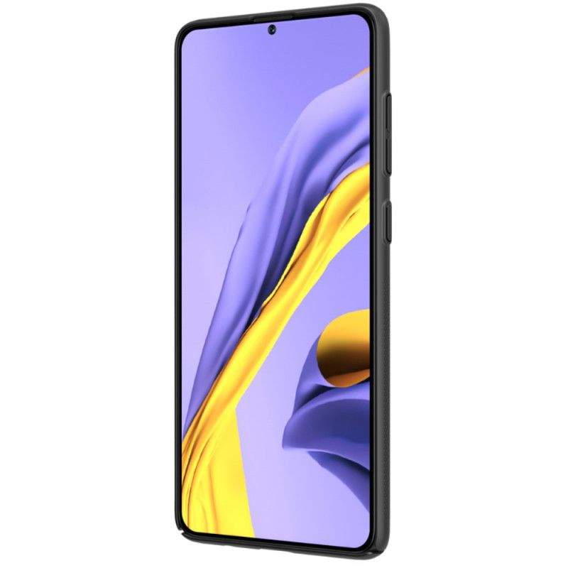 Deksel Samsung Galaxy A71 Svart Stiv Frostet Nillkin