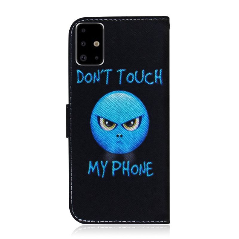 Folio Deksel for Samsung Galaxy A71 Emoji-Telefon