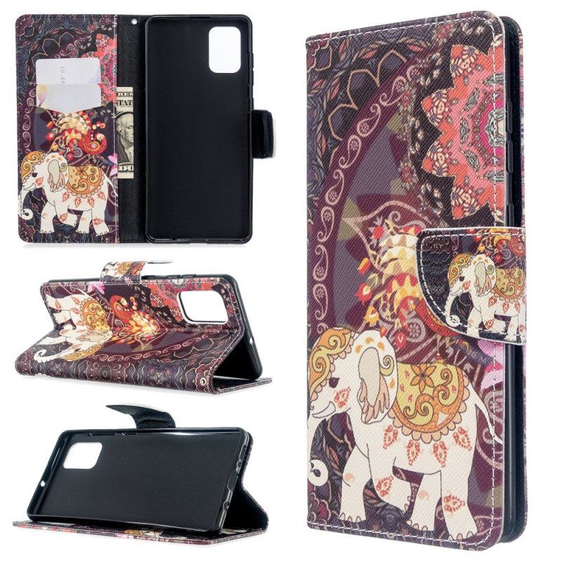 Folio Deksel for Samsung Galaxy A71 Indisk Elefant