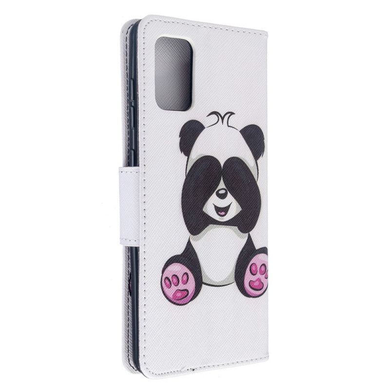 Folio Deksel for Samsung Galaxy A71 Morsom Panda