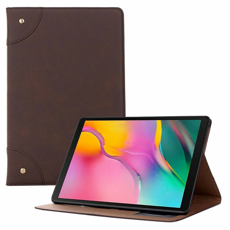 Etui Samsung Galaxy Tab A7 Lite Vintage Nagler I Kunstskinn