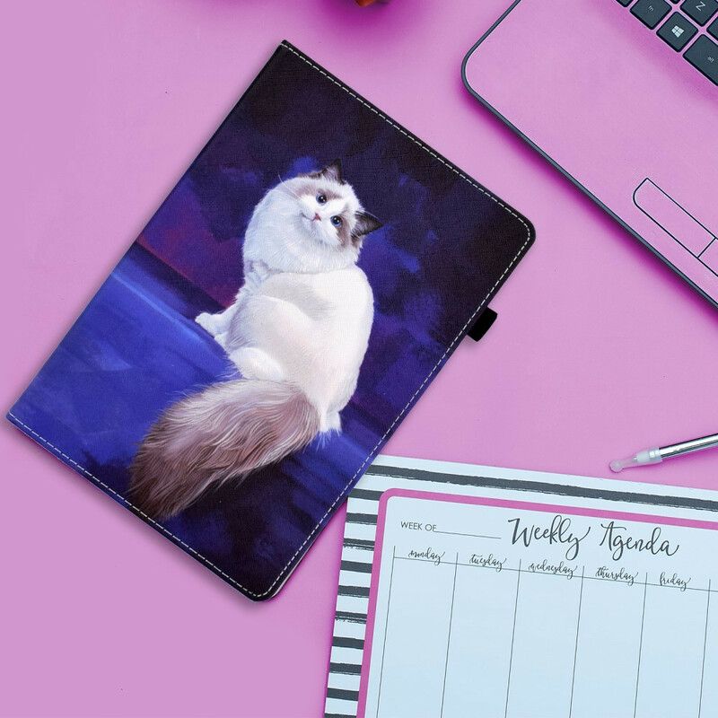 Etui Samsung Galaxy Tab A7 Lite White Cat