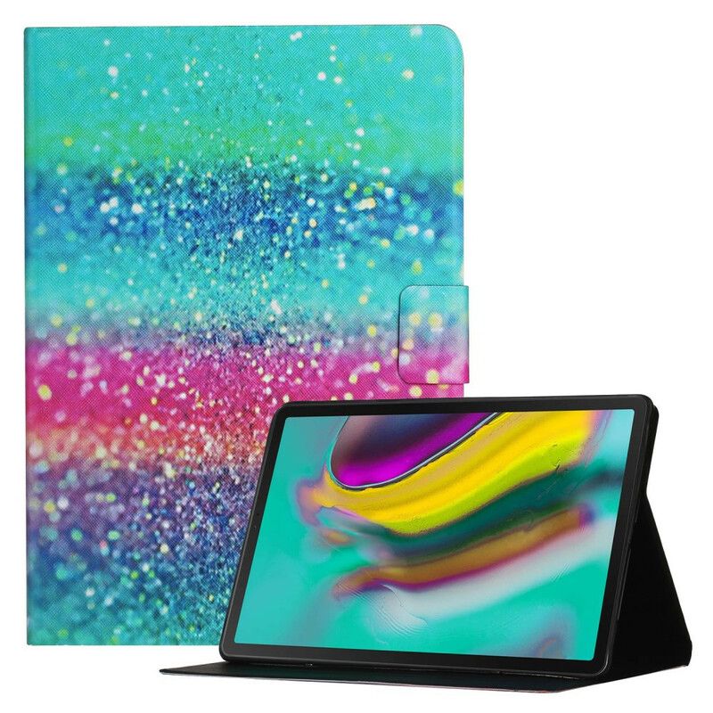 Folio Deksel Samsung Galaxy Tab A7 Lite Glitter Design