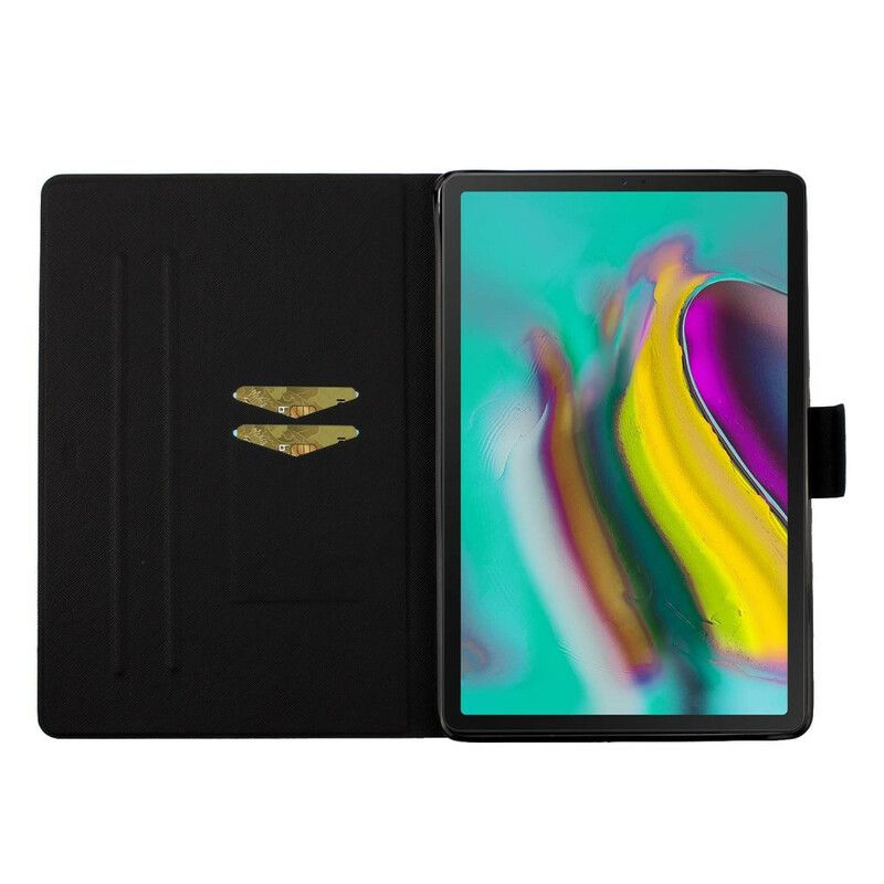 Folio Deksel Samsung Galaxy Tab A7 Lite Glitter Design