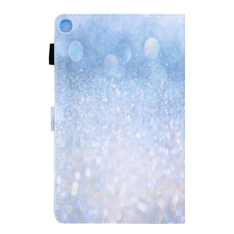 Folio Deksel Samsung Galaxy Tab A7 Lite Glitter Element