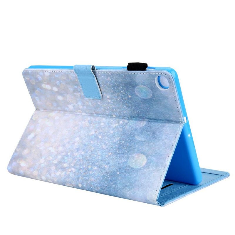 Folio Deksel Samsung Galaxy Tab A7 Lite Glitter Element