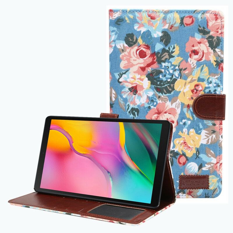 Folio Deksel Samsung Galaxy Tab A7 Lite Liberty Flowers Beskyttelse Deksel