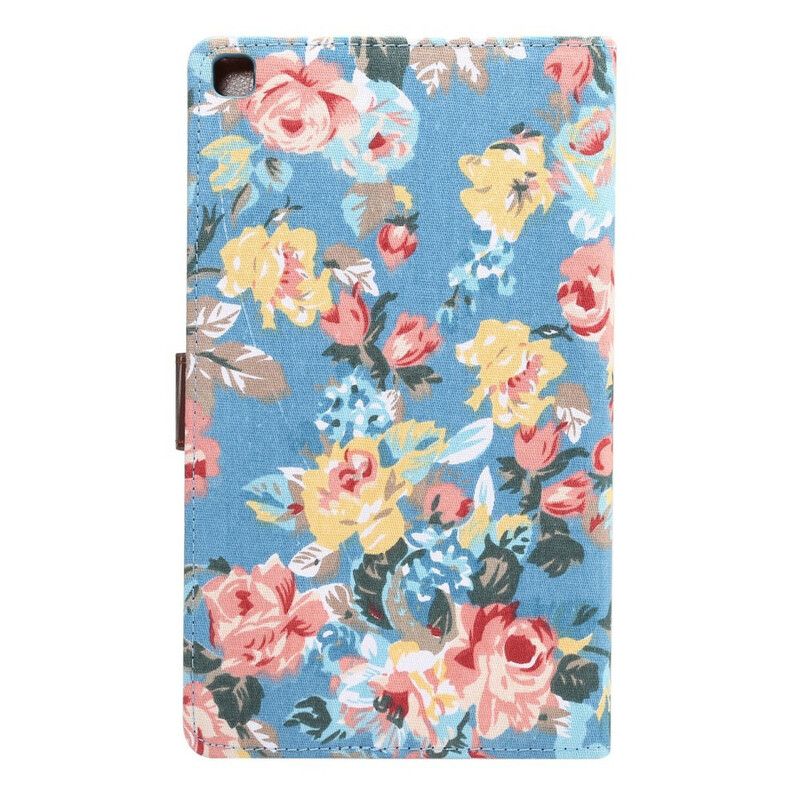 Folio Deksel Samsung Galaxy Tab A7 Lite Liberty Flowers Beskyttelse Deksel