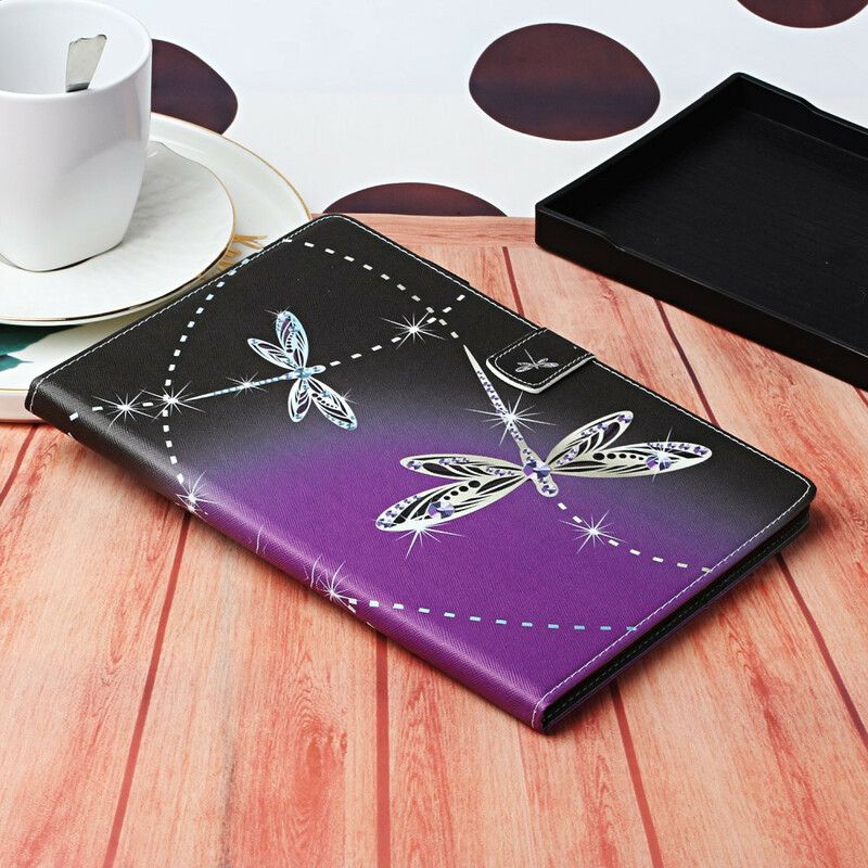 Folio Deksel Til Samsung Galaxy Tab A7 Lite Dragonflies