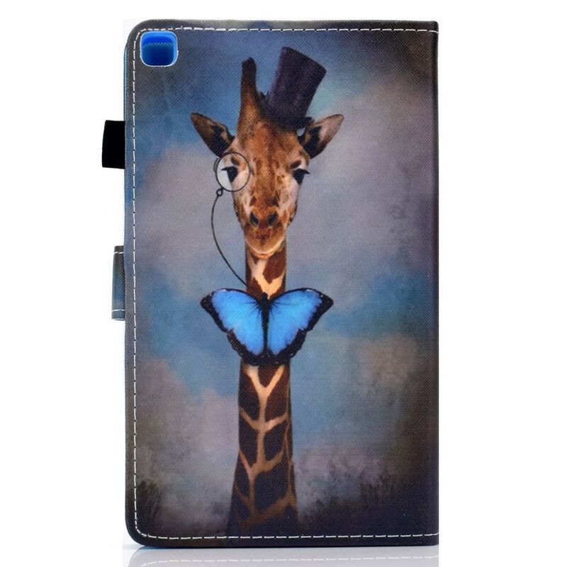 Lærdeksel Folio Deksel Samsung Galaxy Tab A7 Lite Elegant Giraff