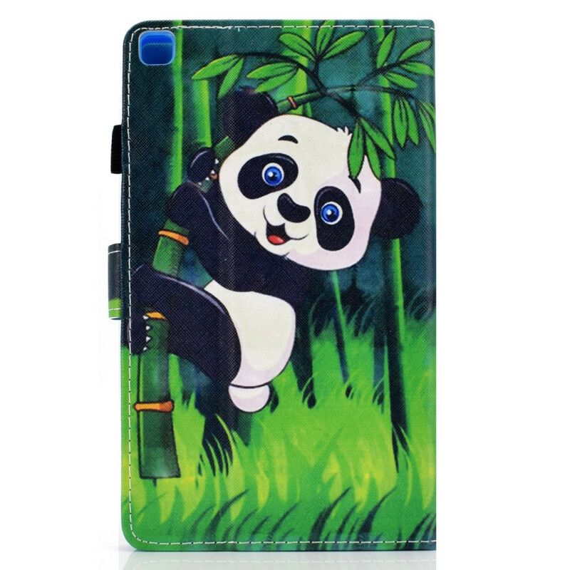Lærdeksel Folio Deksel Samsung Galaxy Tab A7 Lite Mobildeksel Panda